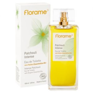 Florame Eau De Toilette Patchouli Intense, belebende Düfte in Glasflakon