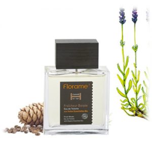 Florame Homme Eau De Toilette Fresh Woods, Men's Fragrance in Glass Flacon