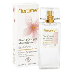 Florame Eau De Parfum Fleur D&#039;Oranger Merveilleuse, Sweet Fragrance in Glass Flacon