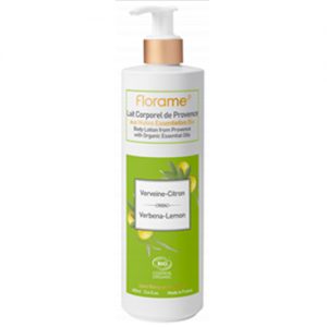 Florame Body Lotion Verbena Lemon, 400ml - certified organic cosmetics from France