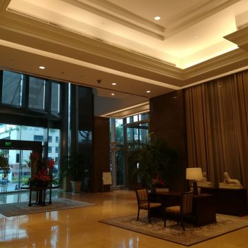 hotel lobby
