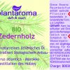 Plantaroma öl Zeder Etikett